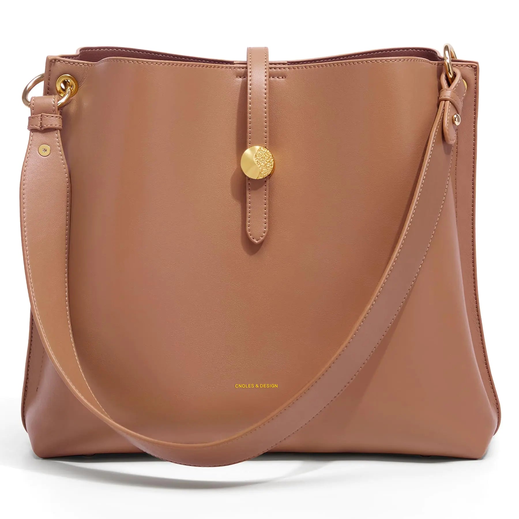 Cnoles Women Genuine Leather Designer Tote Bags Purses.