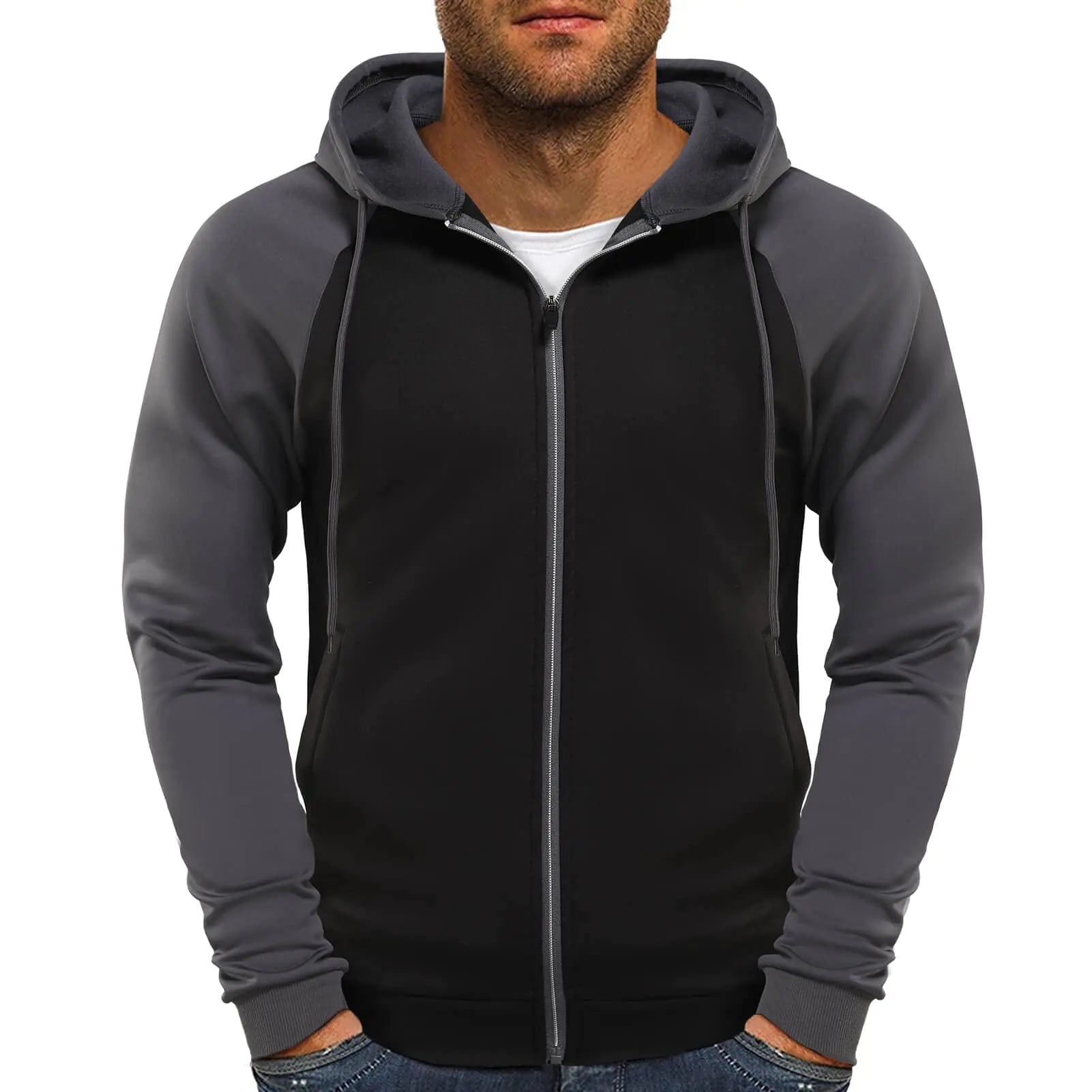 Hoodies Zip Up Fleece Hooded Sweatshirts