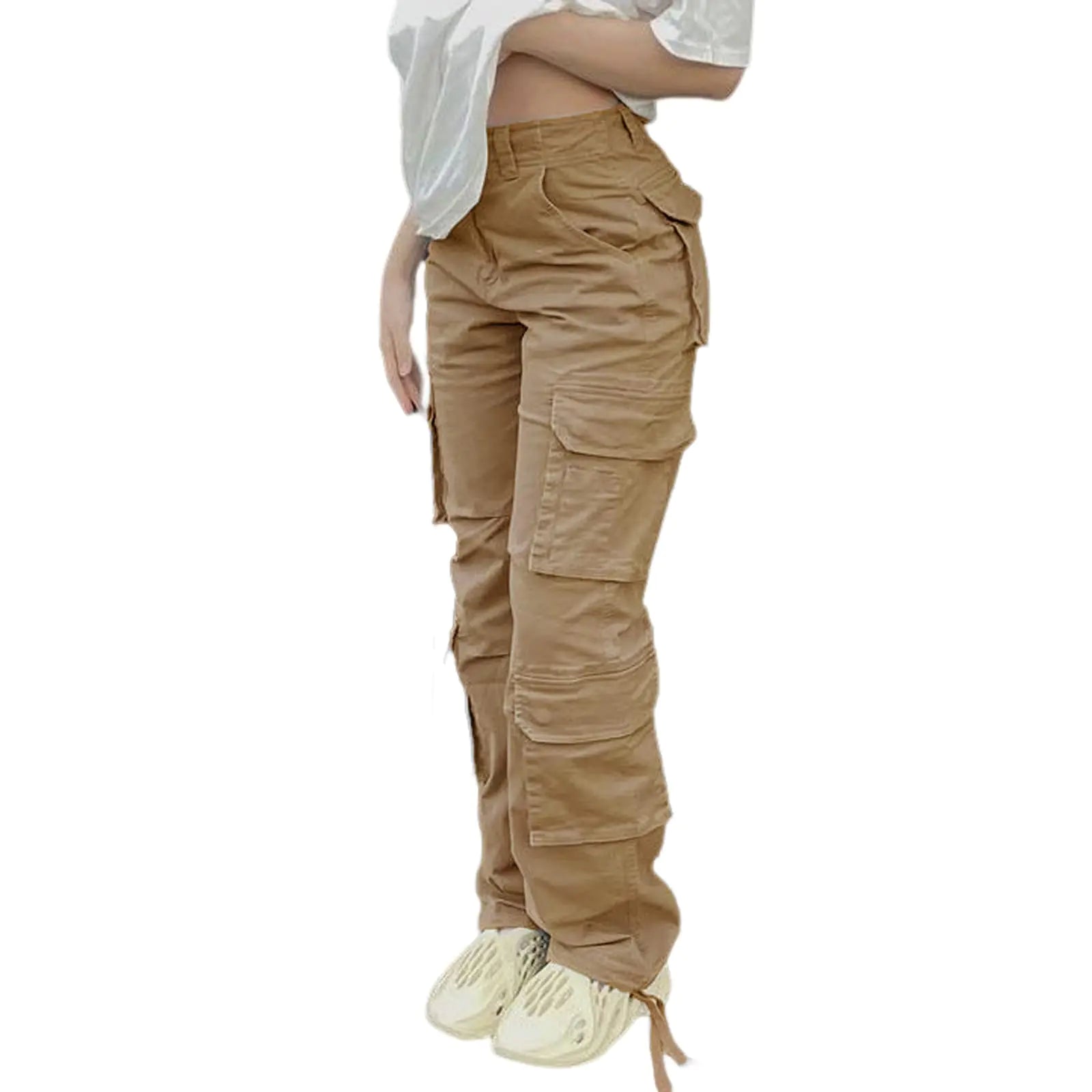 High Waisted Cargo Pants